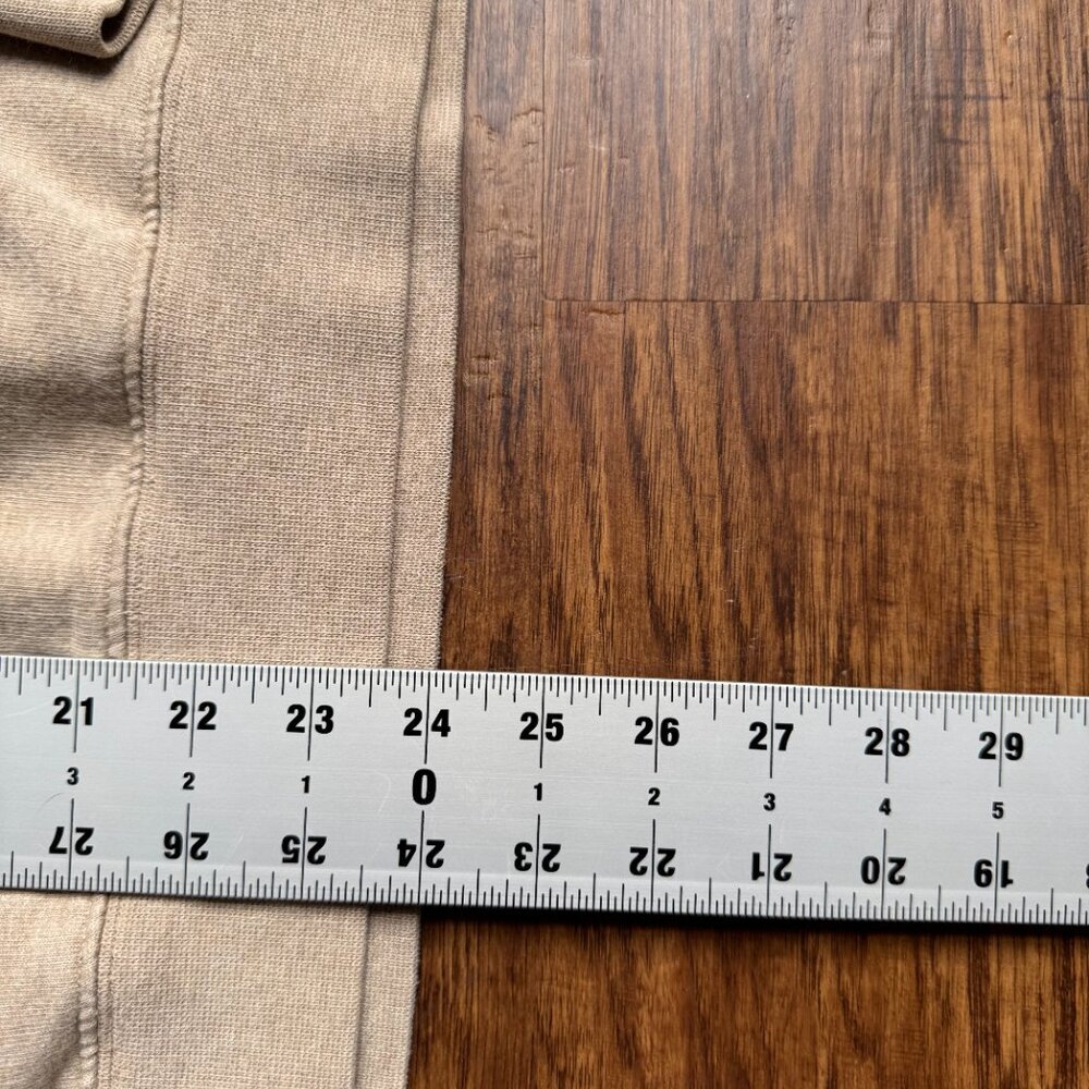 Vintage LL Bean Sweatshirt Mens Medium Tan Heavyweight Crewneck Pullover - Picture 4 of 5